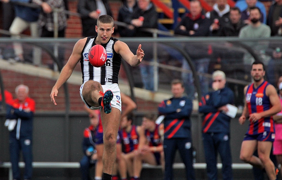 190606_940_Sier.jpg Brayden Sier has been named on the AFL and VFL extended benches for this weekend. Photo: Shane Barrie - Collingwood,Collingwood Magpies,VFL,Mason Cox,Brayden Sier,Josh Daicos